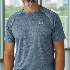 Under Armour Men's Heathered Gray Tee
